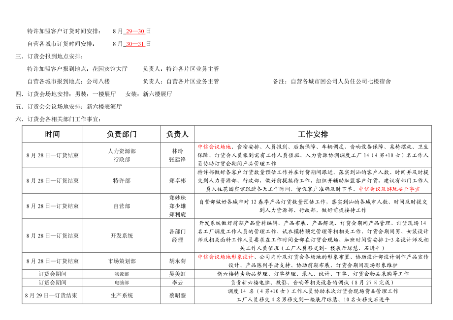 某品牌服装节订货会策划方案.doc_第2页