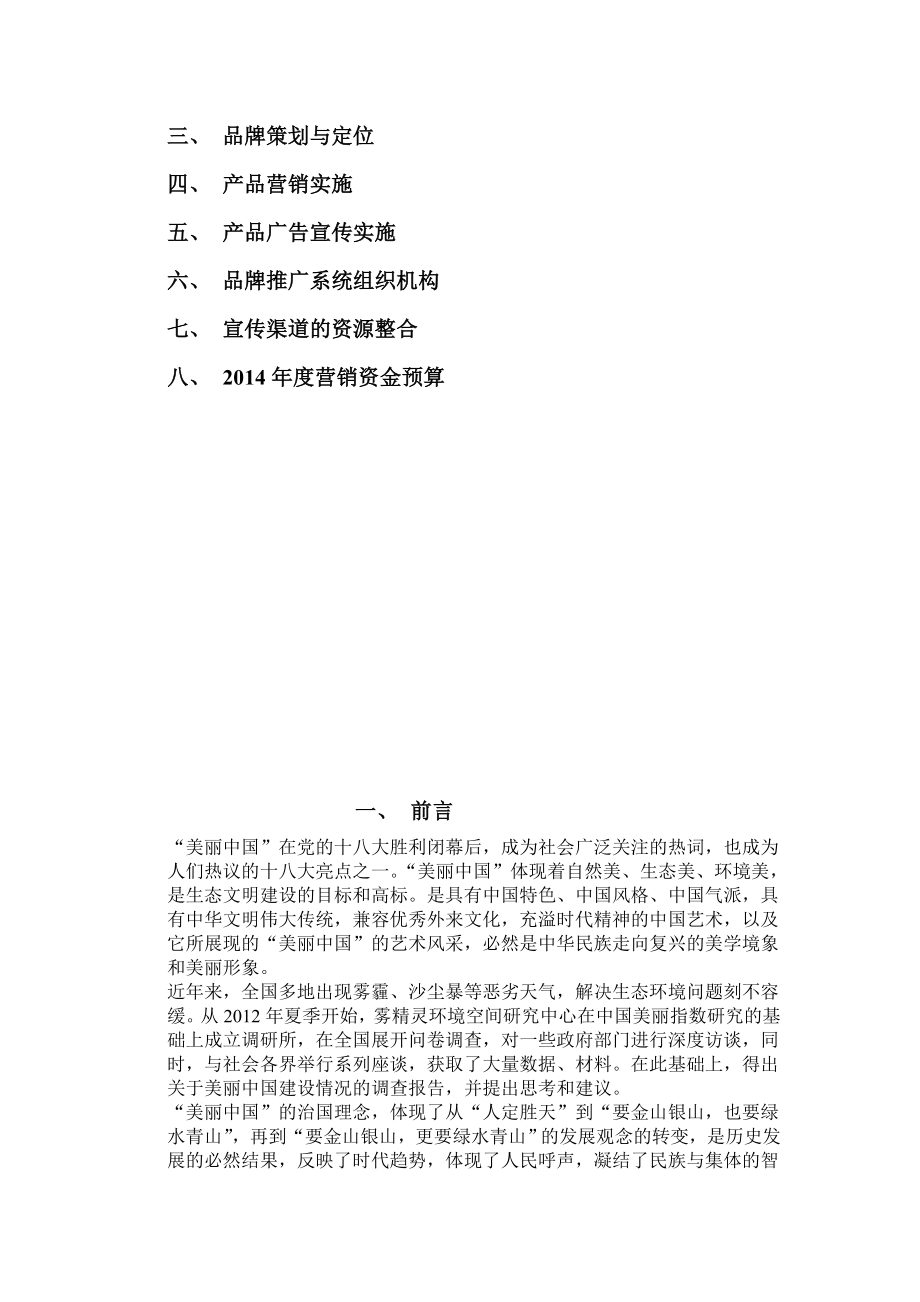 优质文档雾精灵情况科技无限公司品牌策划计划.doc_第2页