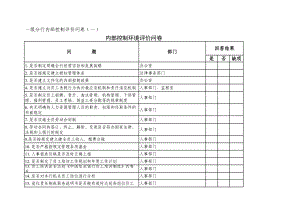 银行一级分行评价问卷.xls