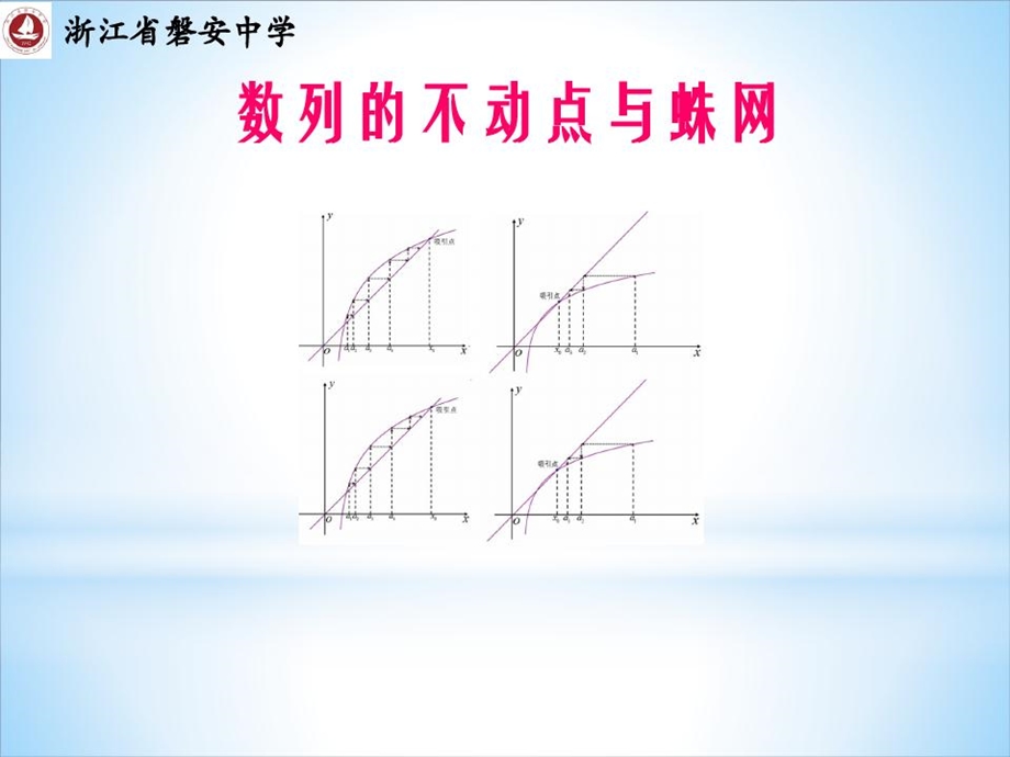 数列不动点与蛛网课件.ppt_第1页