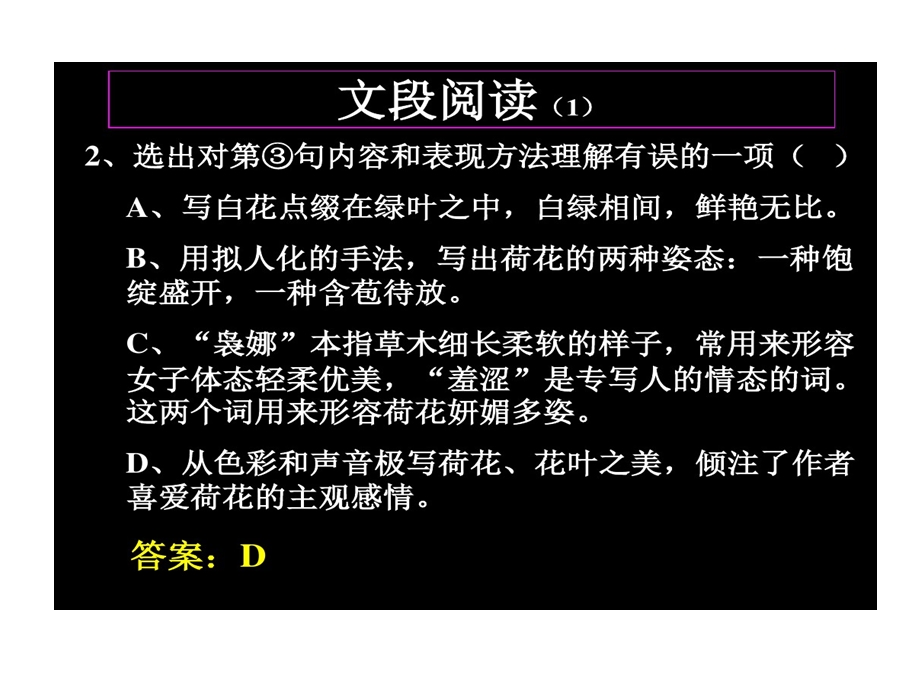 复习课文段阅读荷塘月色课件.ppt_第3页