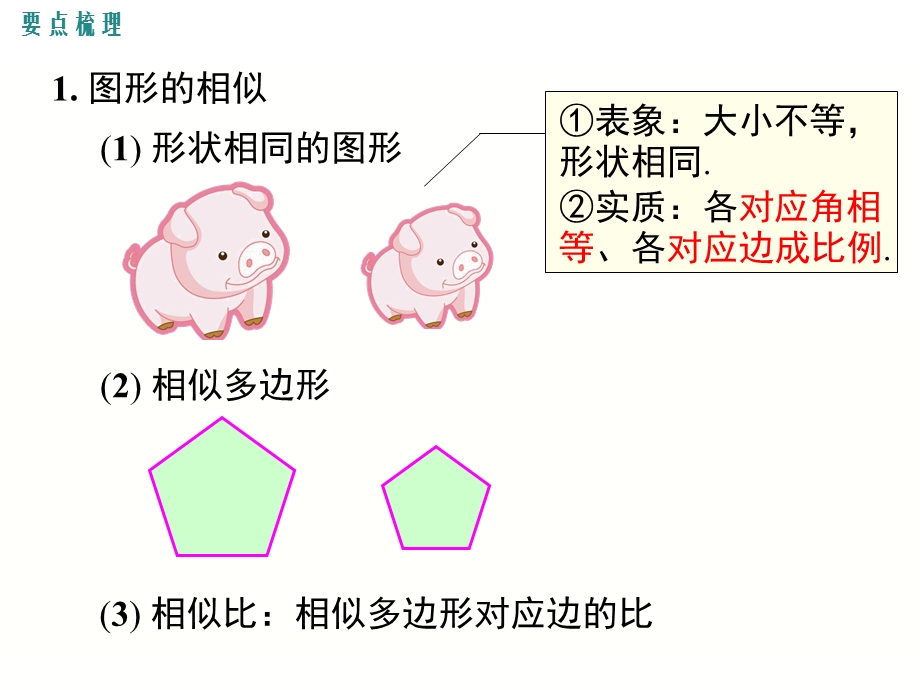 新北师大数学九年级上册ppt课件：第四章-图形的相似小结与复习.ppt_第2页