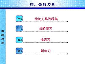 机械制造工艺装备齿轮刀具课件.ppt