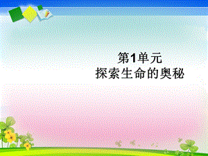 探索生命的奥秘-课件-苏教版.ppt