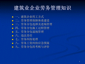 建筑业企业劳务管理知识课件.ppt