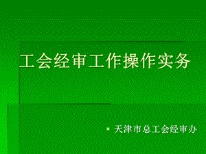 工会审计工作操作实务课件.pptx