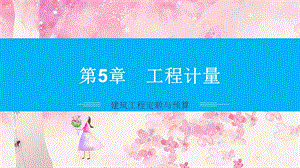 建筑工程定额与测算PPT：第5章-工程计量课件.ppt