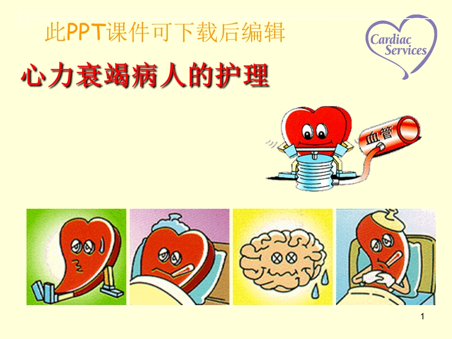 心力衰竭病人的护理—医学ppt课件.ppt_第1页