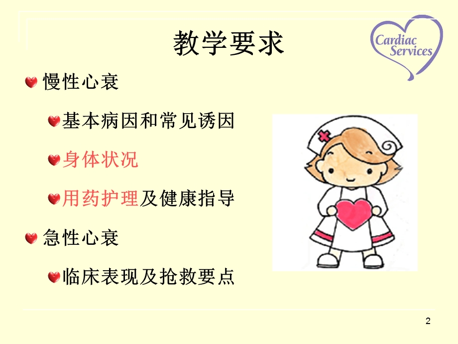 心力衰竭病人的护理—医学ppt课件.ppt_第2页