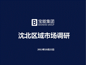 某公司区域市场调研报告课件.ppt