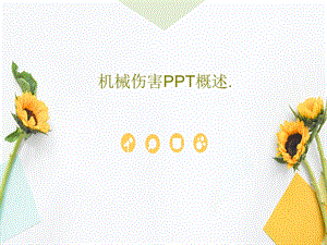 机械伤害PPT概述课件.ppt