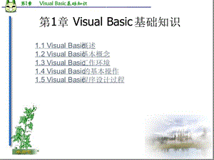 基本第1章VisualBasic基础常识课件.ppt