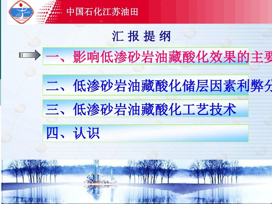 江苏油田低渗砂岩油藏酸化工艺技术的研究与应用课件.ppt_第3页