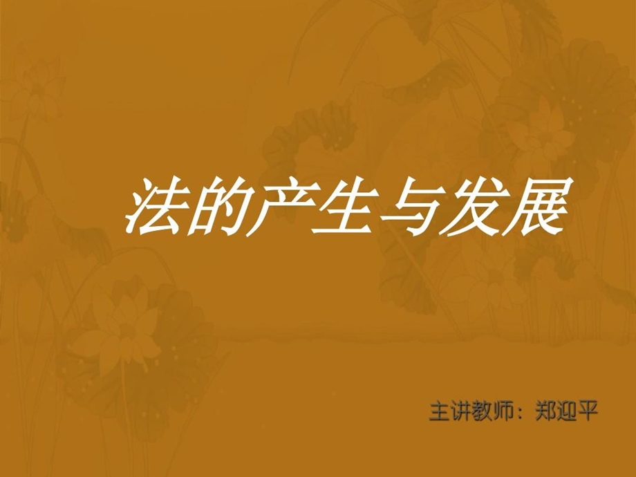 法的产生与发展课件.ppt_第1页