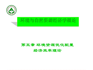 环境资源优化配置课件.ppt