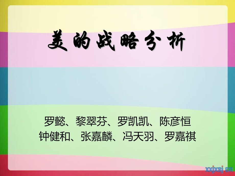 某电器公司战略分析课件.ppt_第1页