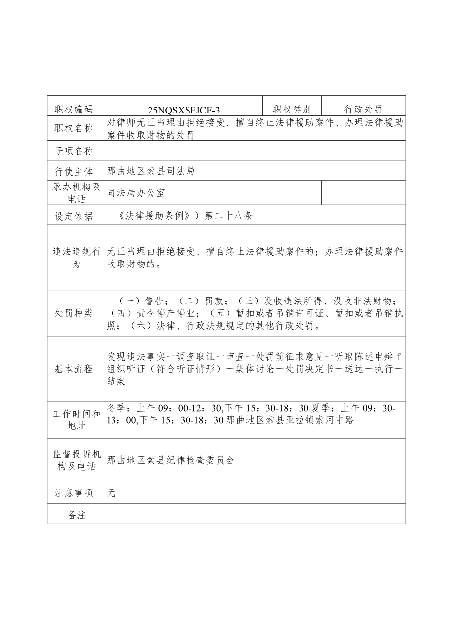 那曲地区索县司法局行政处罚服务指南.docx_第3页