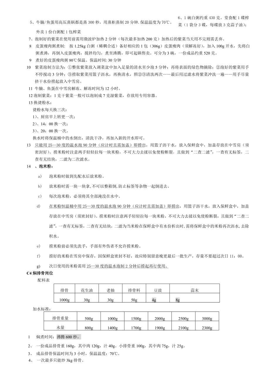 真功夫餐饮厨房岗位标准及要点.doc_第2页