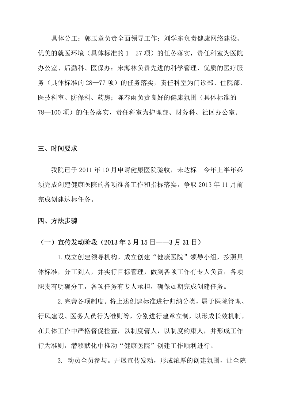 人民医院南棉分院创建健康医院实施方案.doc_第2页