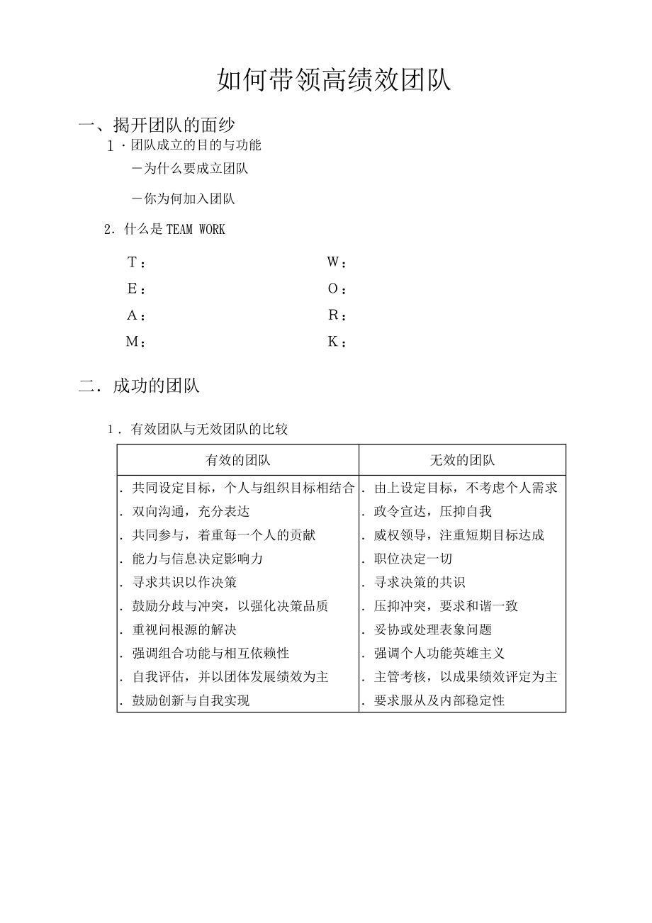 分享：如何带领高绩效团队.doc_第2页