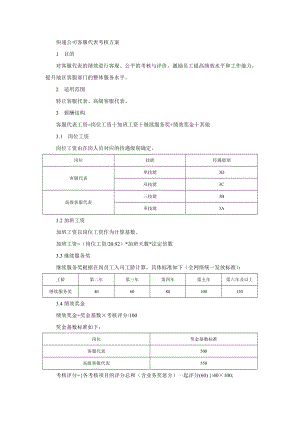 快递公司 客服代表考核方案.doc