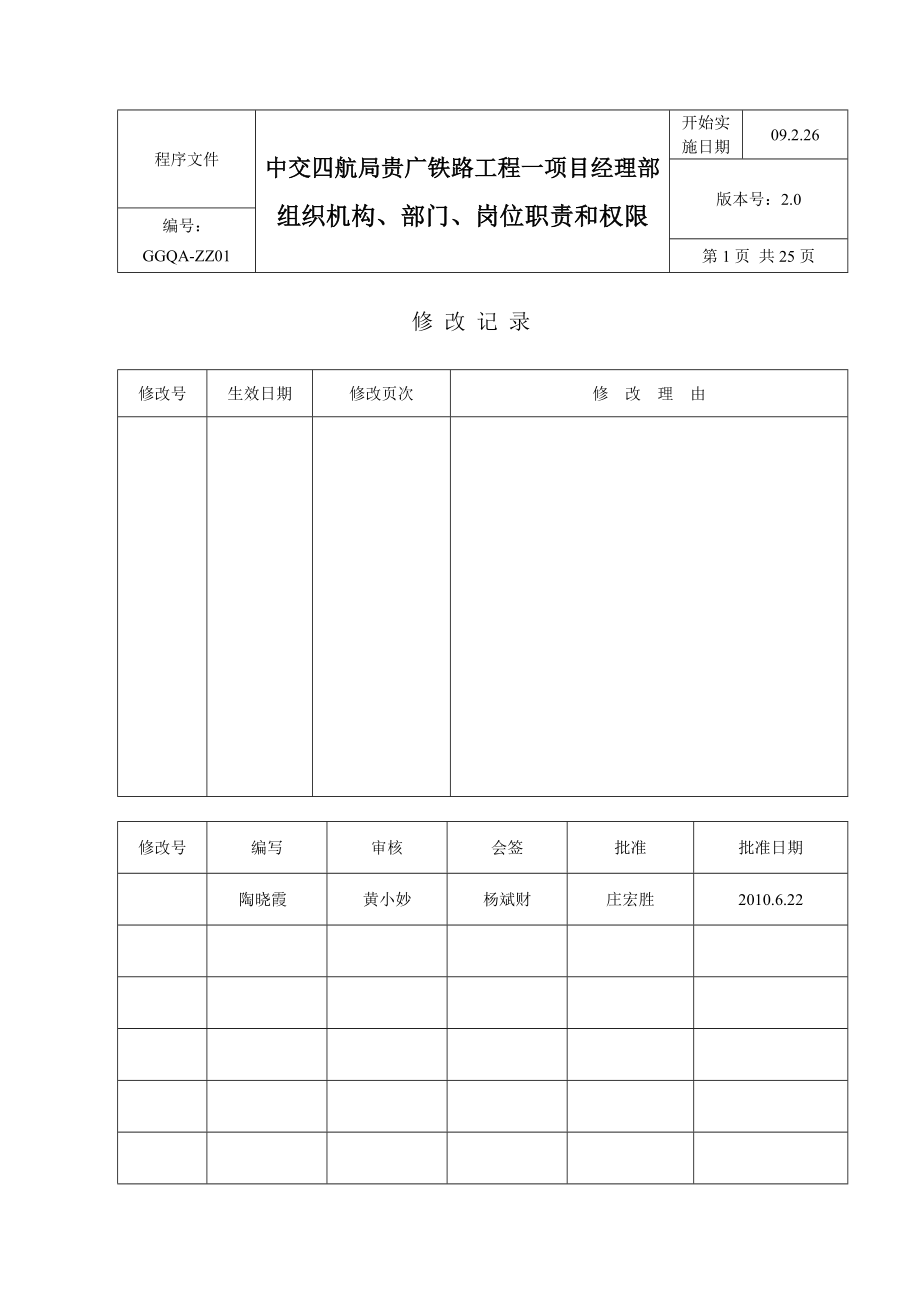 贵广机构、部门、岗位职责和权限(10[1].6.6).doc_第1页