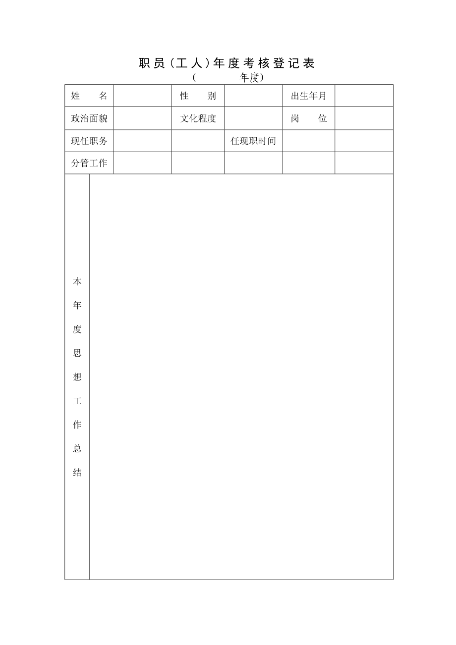 职员考核表.doc_第1页