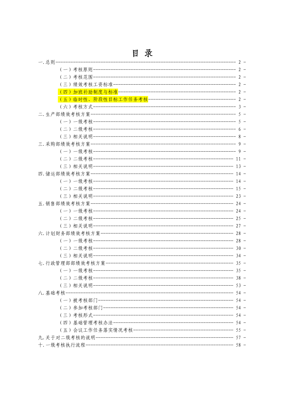 某公司职能部门绩效考核方案最终版.doc_第2页