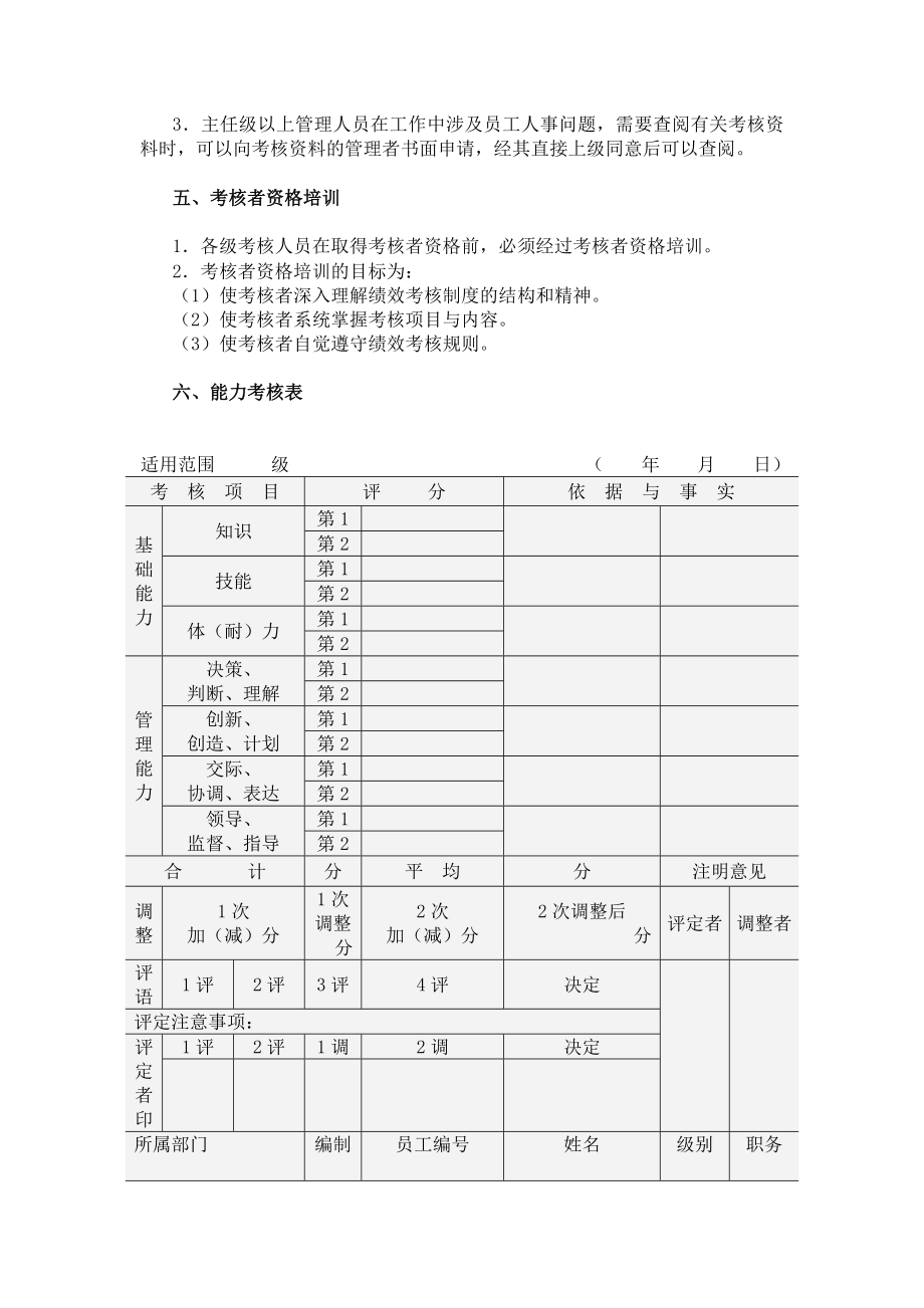 某公司绩效考核方案.doc_第3页