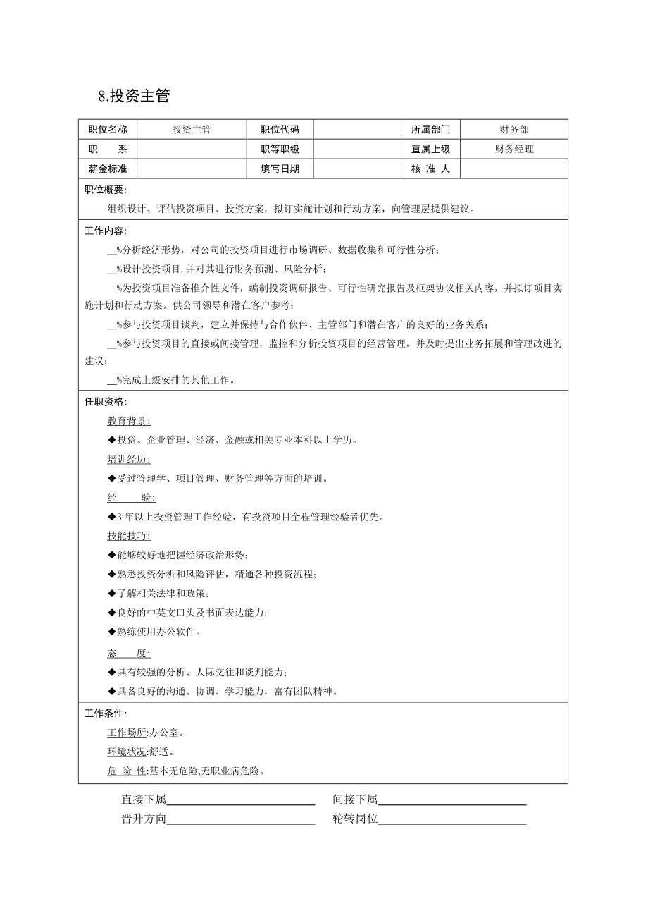 现代企业岗位职责与员工绩效考评全套资料7.doc_第2页