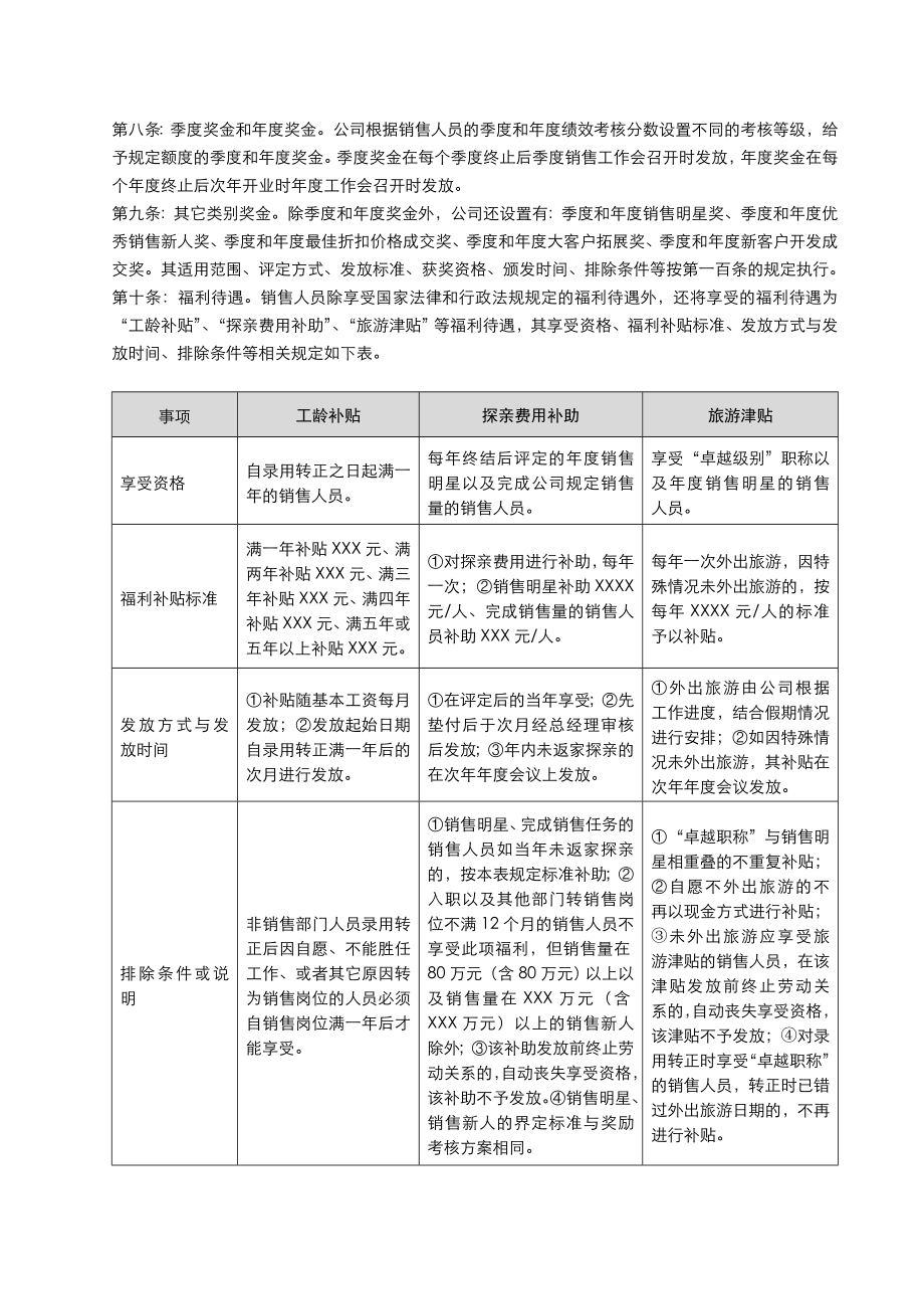 销售部薪酬体系与绩效考核管理制度.doc_第3页