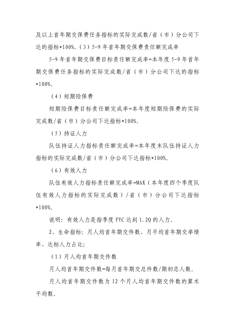 保险公司营销职场KPI通用绩效指标.doc_第2页