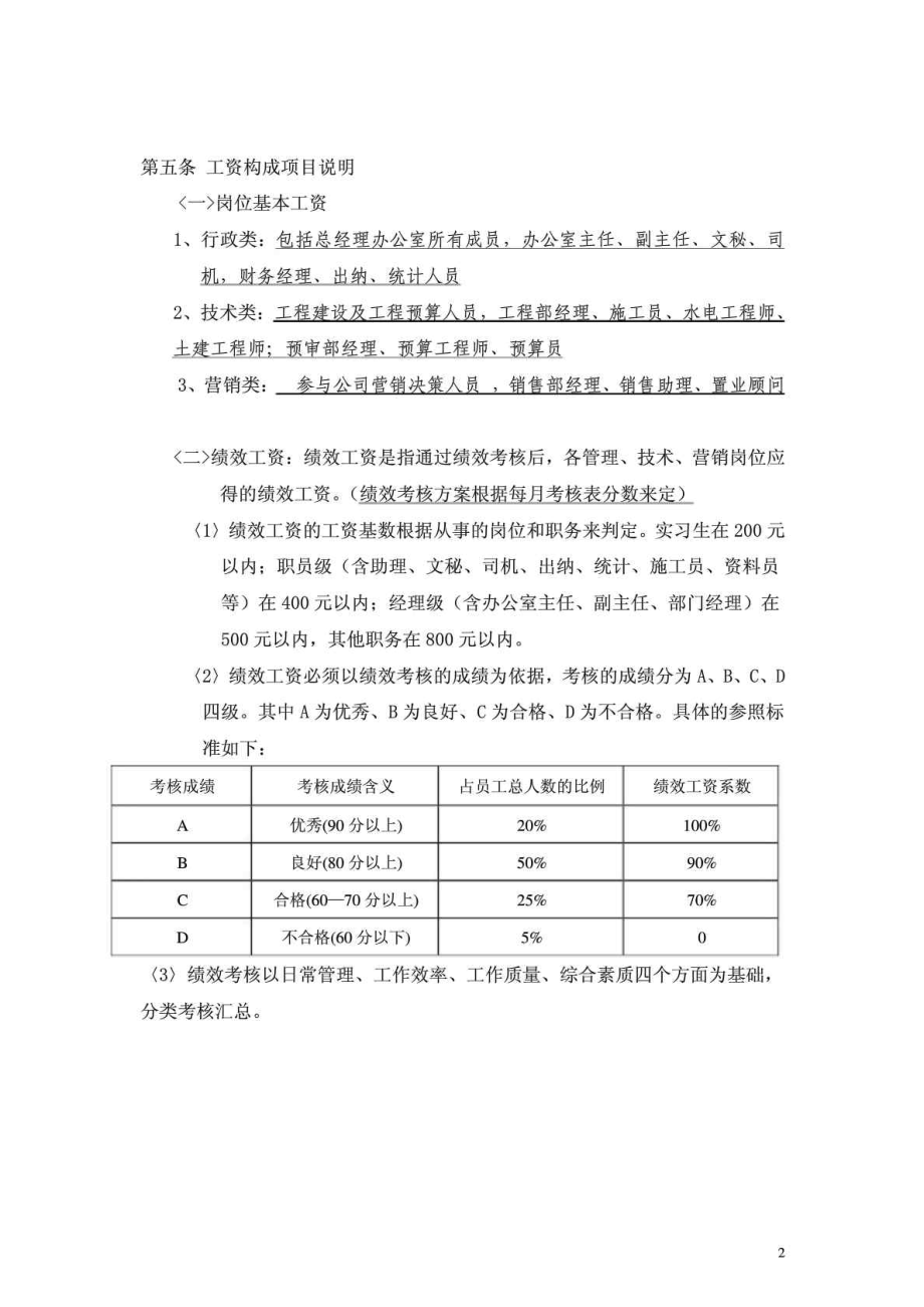 房地产公司员工工资方案.doc_第2页