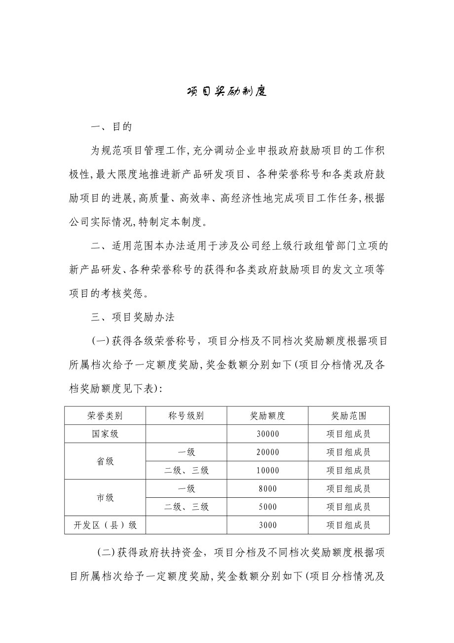 项目奖励制度.doc_第1页