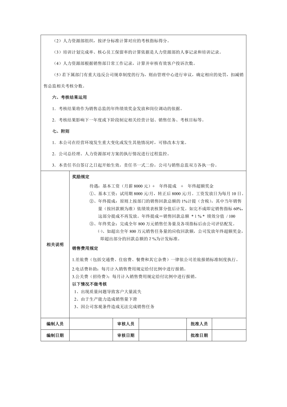 销售总监绩效考核方案.doc_第3页