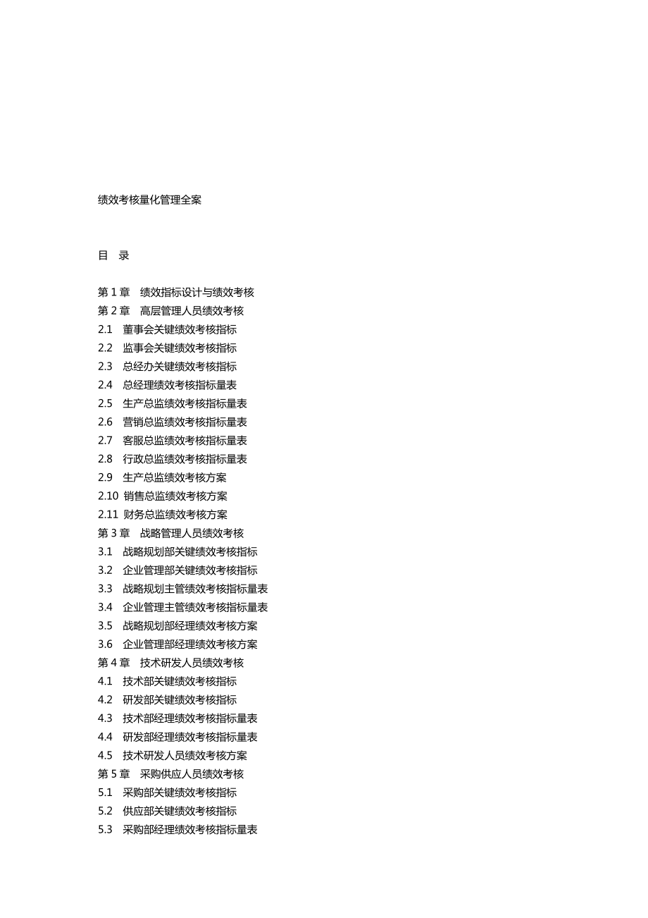 打造高绩效考核量化管理全案(可修改可打印)28163821868.doc_第1页