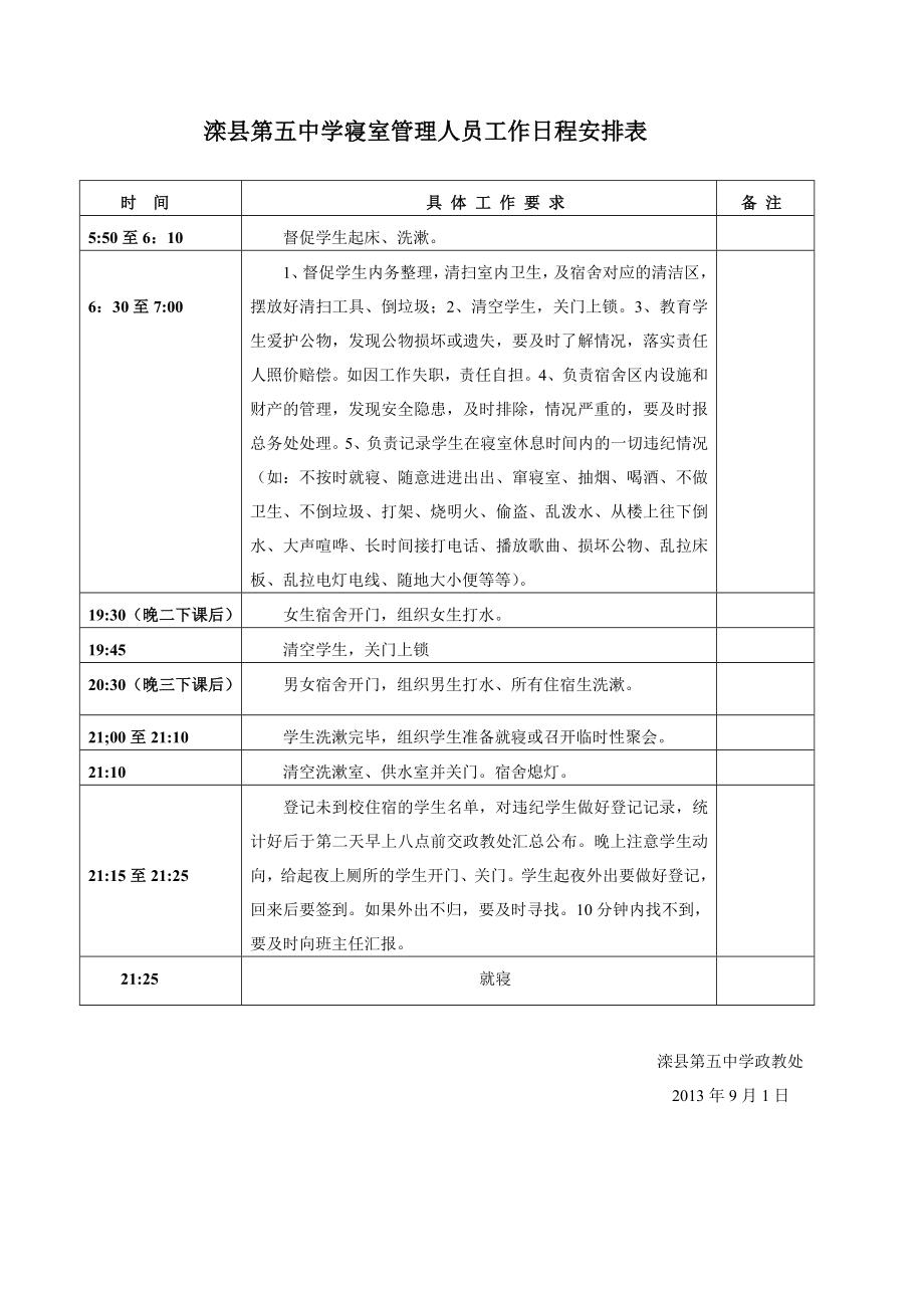 学生宿舍管理员岗位职责.doc_第2页