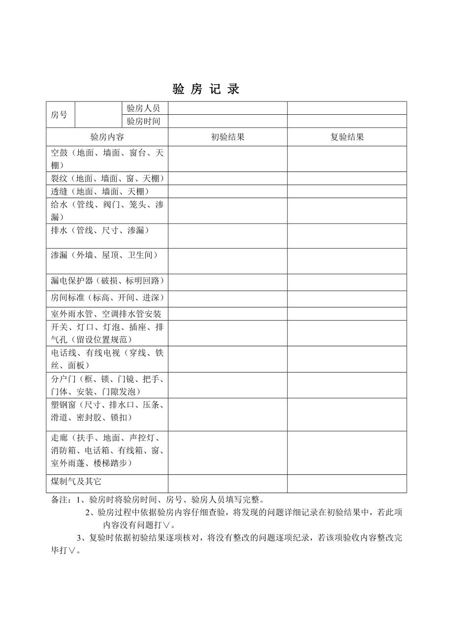 某房地产公司客服中心表格1.doc_第2页