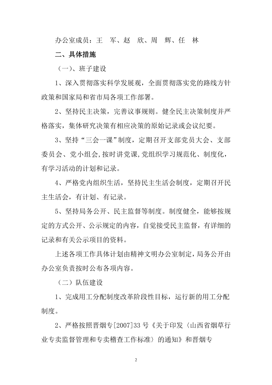 县烟草专卖局优秀县级局创建活动实施细则.doc_第2页