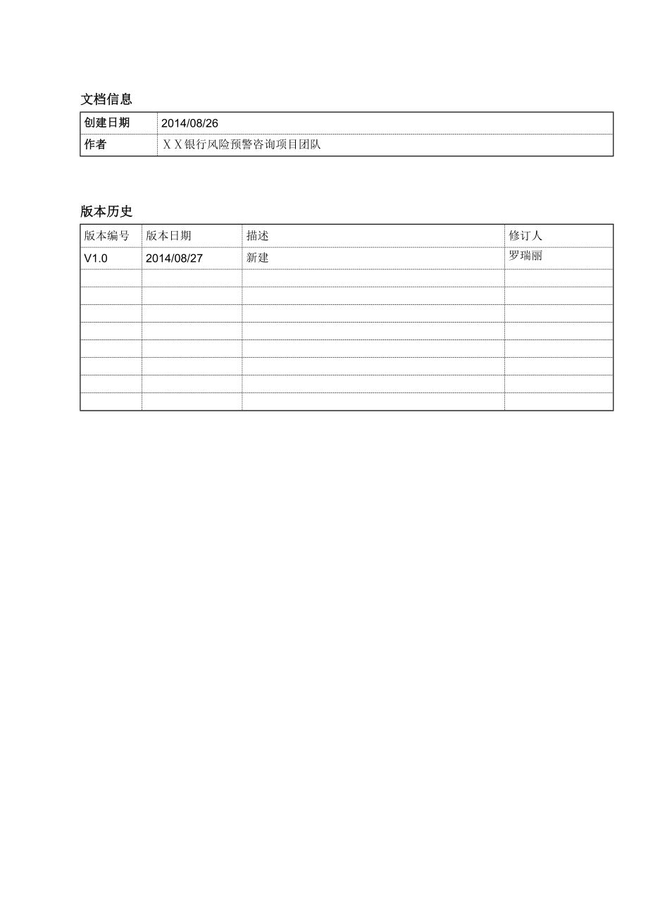 银行风险预警咨询项目访谈信贷管理部综合管理部纪要.doc_第2页