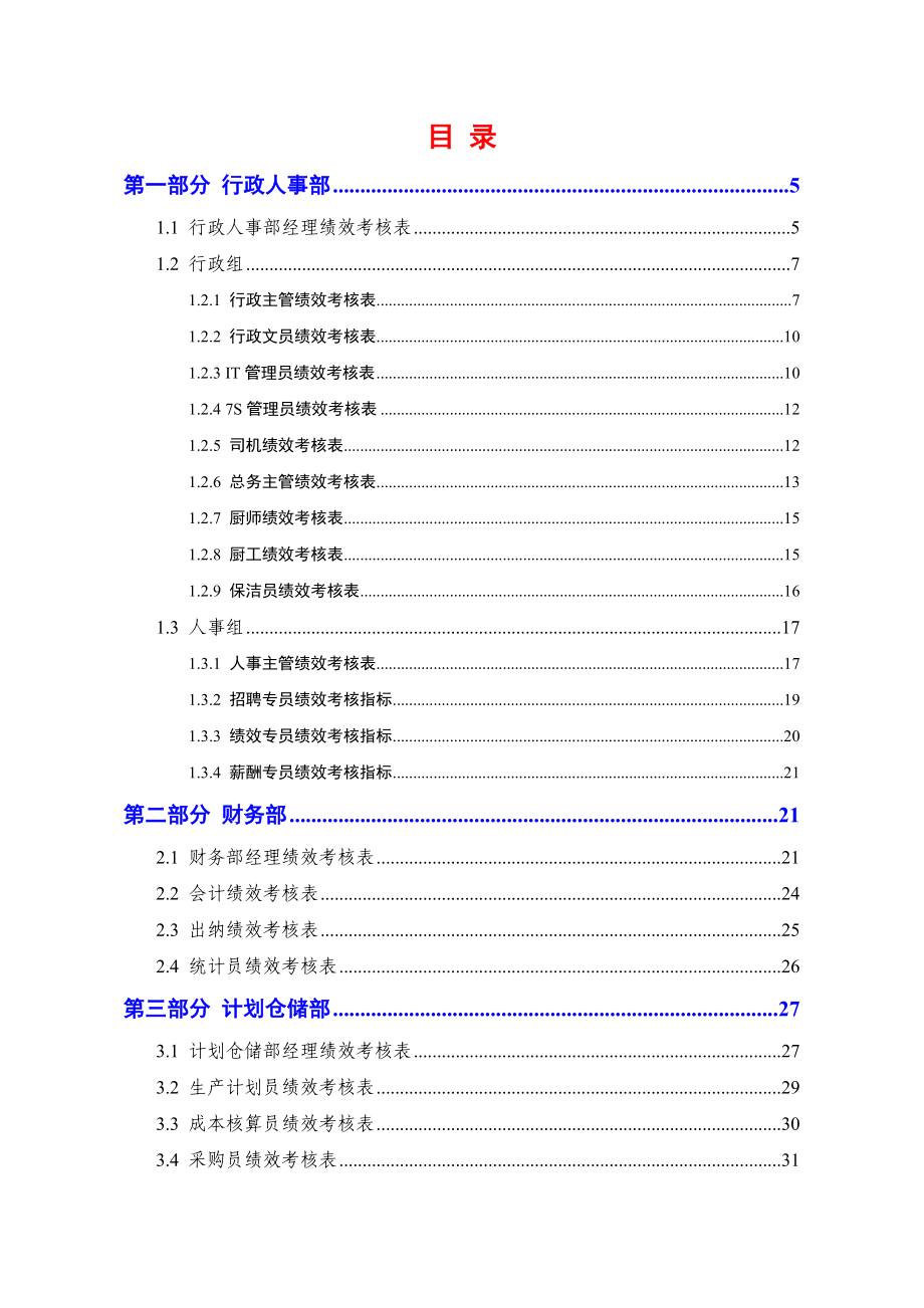 服装厂绩效考核表全集制度规范工作范文实用文档.doc_第2页