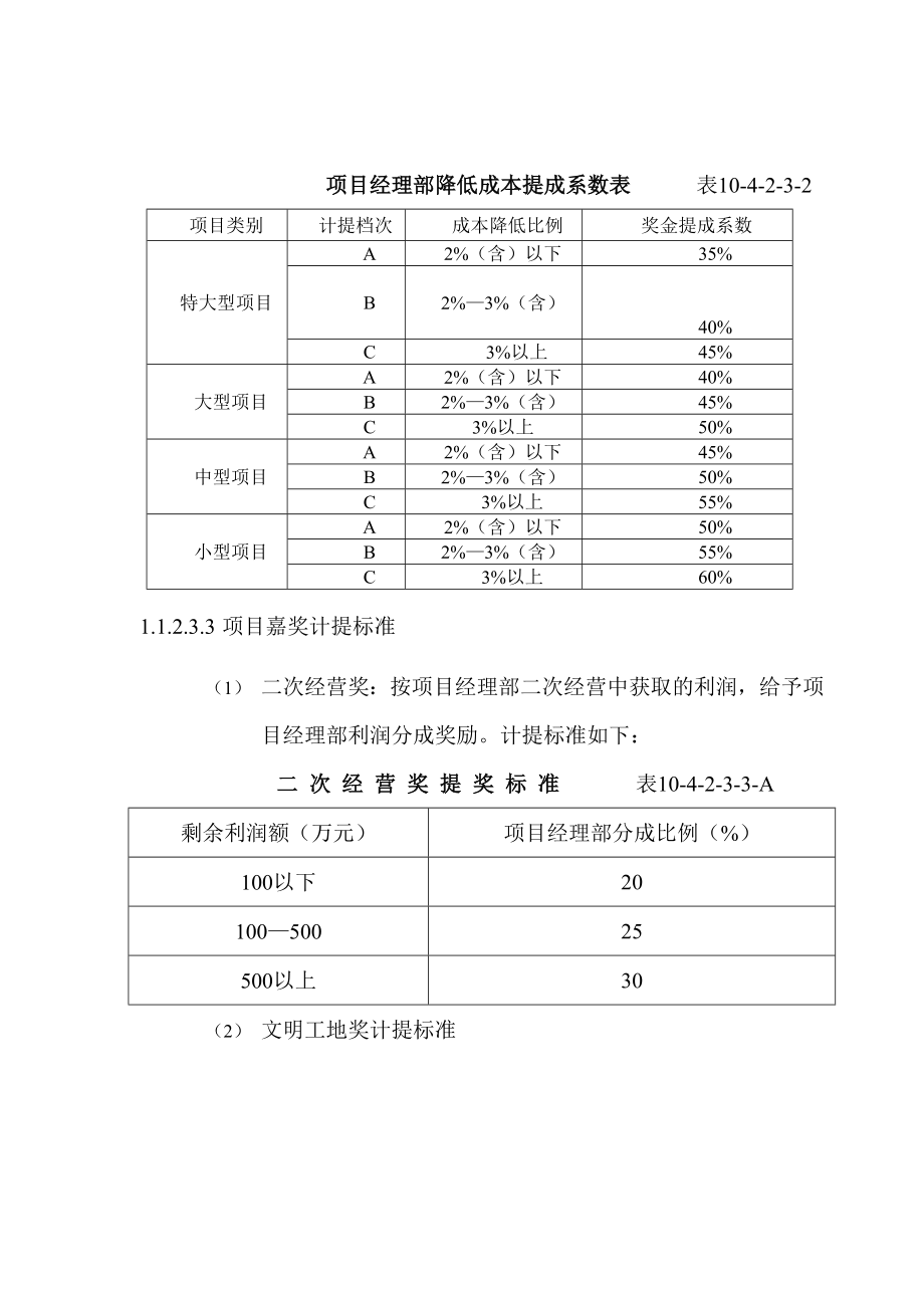 【精品】建筑企业项目薪酬管理体系.doc_第3页