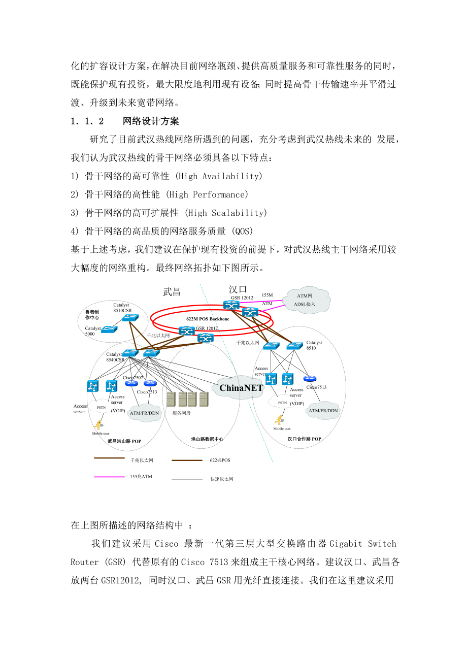 武汉热线二期扩容网络结构实施方案 (２）.doc_第2页