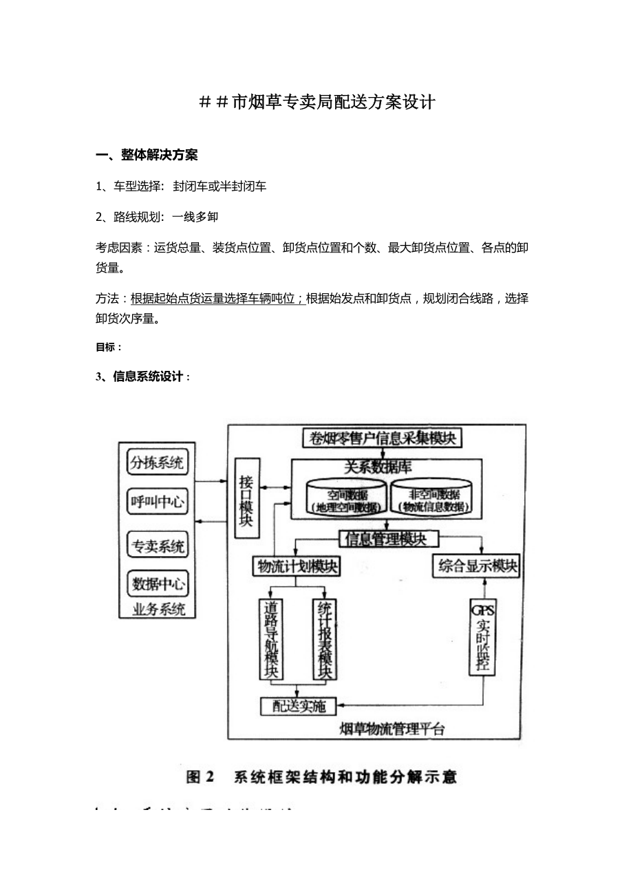 烟草专卖局配送方案设计.doc_第1页