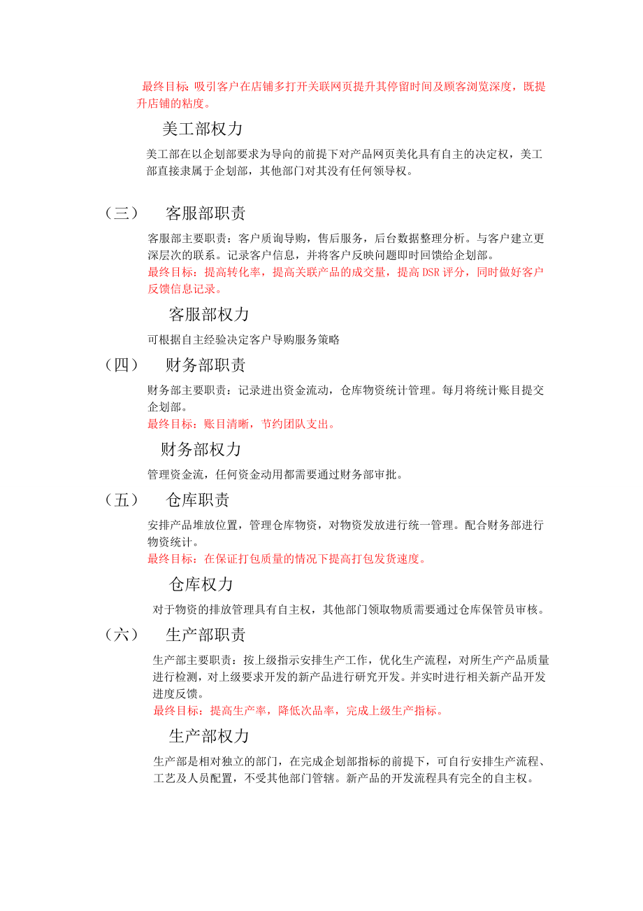 淘宝店铺组成部门及职责.doc_第2页