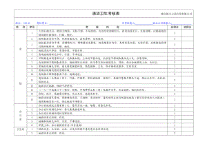 清洁服务考核表1.doc