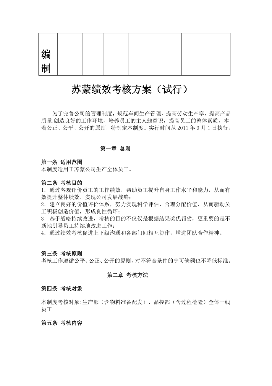 生产部绩效考核方案(新)[分享].doc_第2页