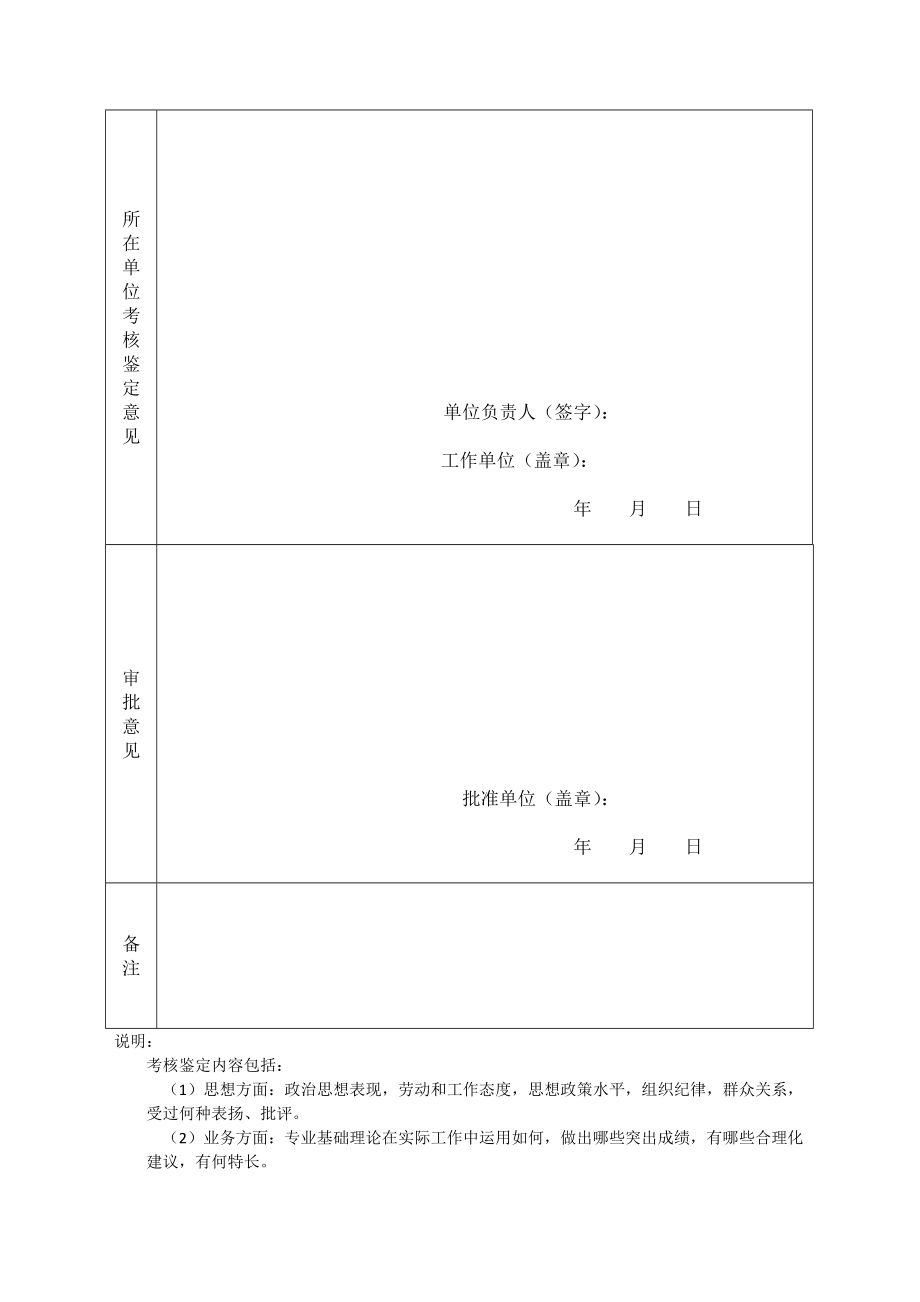 高校毕业生见习期考核鉴定表.doc_第2页