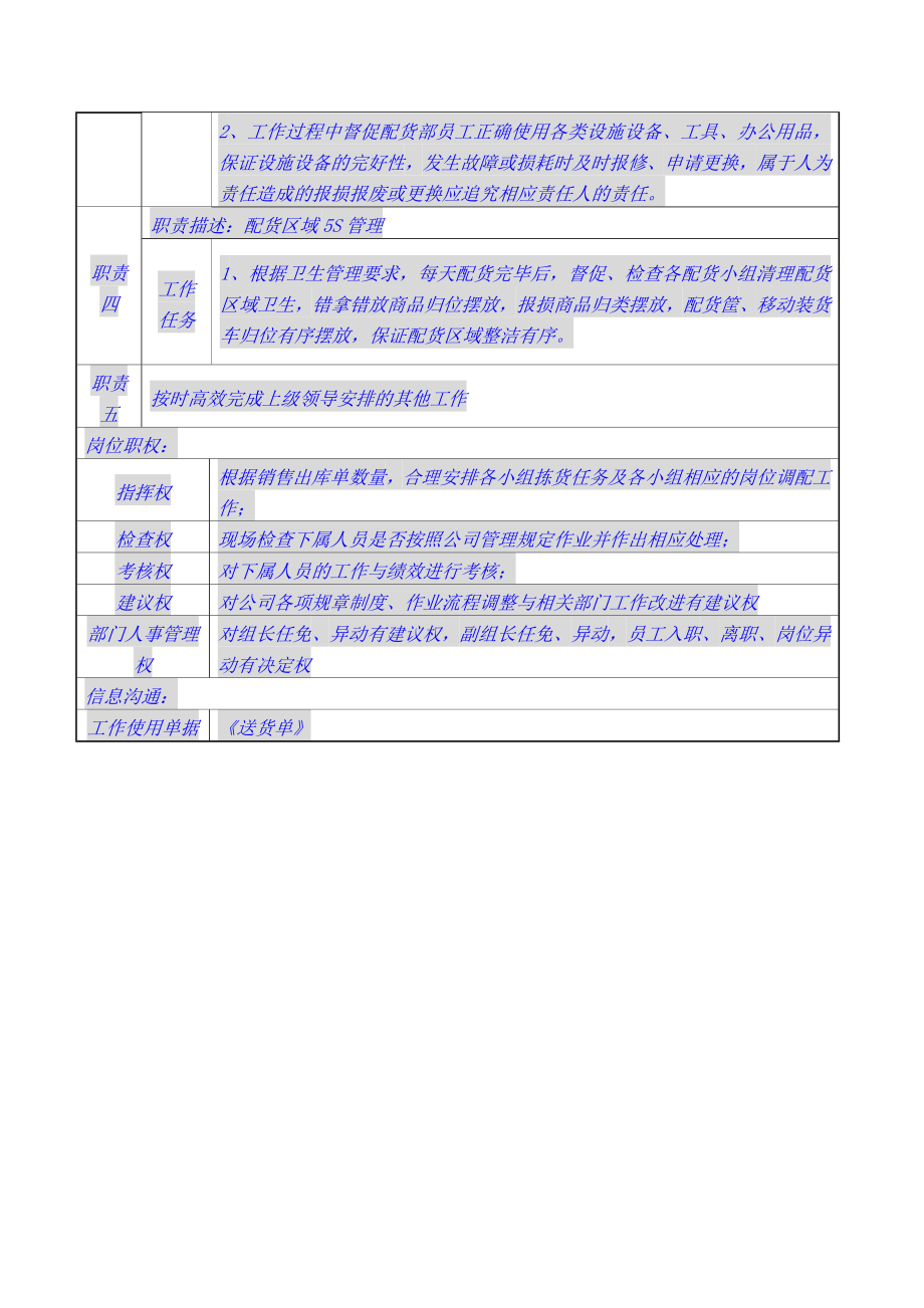 配货部主管岗位职责.doc_第2页