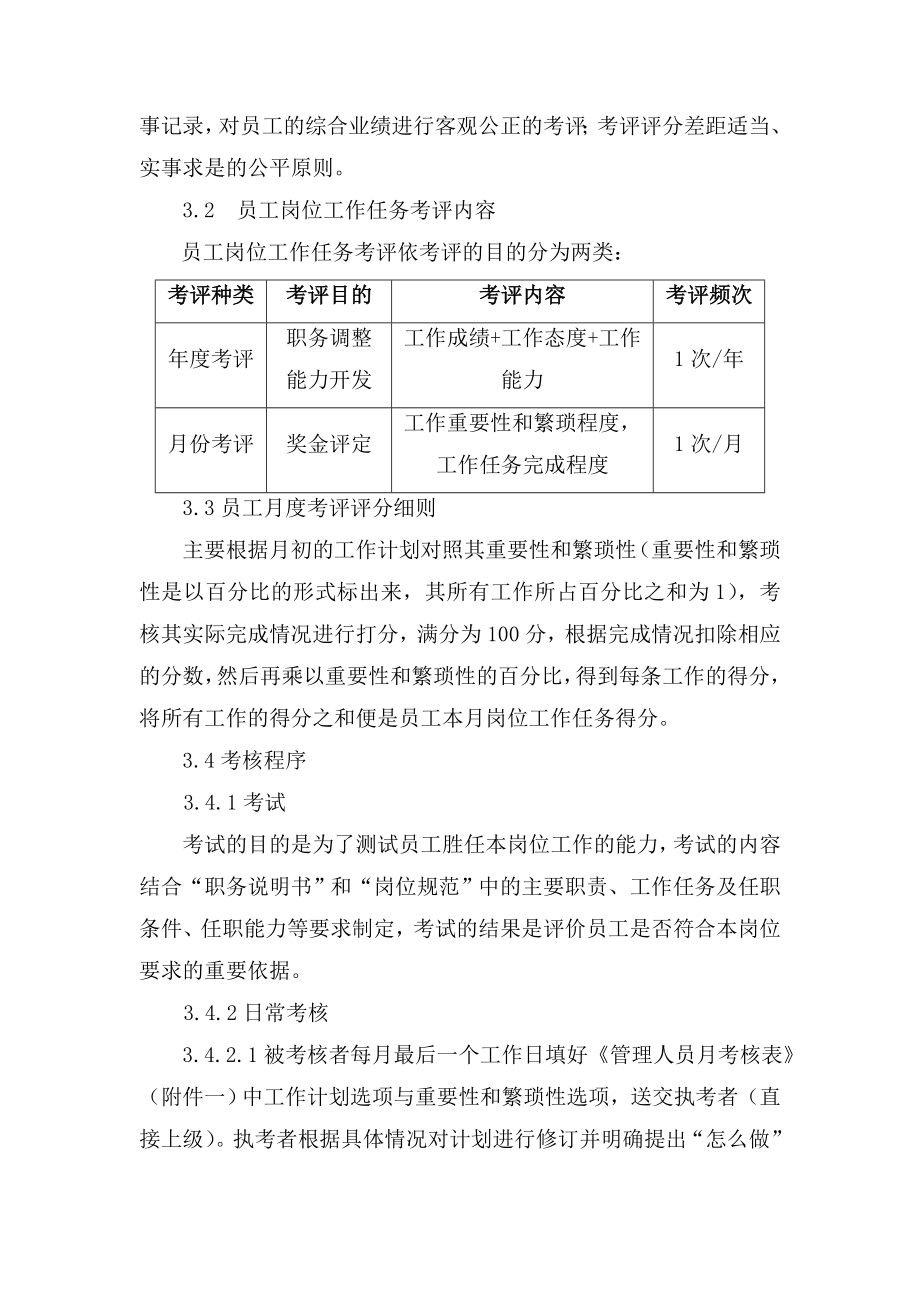 岗位工作任务考核管理制度.doc_第2页